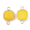 Natural White Jade Links connectors G-S344-69J-2