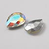Glass Rhinestone Cabochons RGLA-WH0005-09A-2