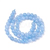 Natural White Jade Beads Strands X-G-I222-6mm-02-2