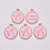 Alloy Enamel Pendants ENAM-S124-01B-09E-2