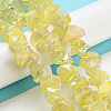 1 Strand Electroplated Natural Quartz Beads Strands G-PA0001-18A-3