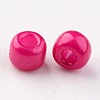 12/0 1.5~2mm Baking Paint Glass Seed Beads Loose Spacer Beads X-SEED-S001-K5-2