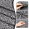 Fish Scales Jacquard Polyester Fabric DIY-WH0399-68A-3