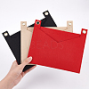 WADORN 3Pcs 3 Colors Felt Bags Organizer Insert PURS-WR0006-82C-4