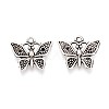 Tibetan Style Alloy Pendant Rhinestone Settings TIBEP-T053-06AS-1