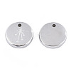 Non-Tarnish 316 Surgical Stainless Steel Charms STAS-S116-418K-P-3