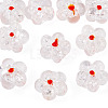 10Pcs Transparent Handmade Bumpy Lampwork Beads LAMP-TADJ0001-48F-3