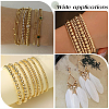 400Pcs 2 Colors Brass Spacer Beads KK-BBC0023-58B-5