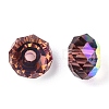 Faceted Transparent Glass Beads GLAA-E047-01A-4