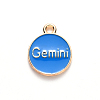 Alloy Enamel Pendants X-ENAM-S124-01B-02I-3