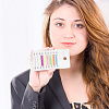 GOMAKERER 2Pcs 2 Colors Acrylic False Eyelashes Display Board AJEW-GO0001-31-6