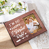 MDF Wood Photo Frames DIY-WH0231-073-6