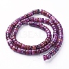 Natural Lepidolite/Purple Mica Stone Beads Strands G-F626-01-C-2