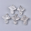 Natural Quartz Crystal Pendants G-R480-02C-1