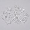 Clear Plastic Clip-on Earring Converter KY-P005-01-1