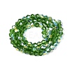 AB Color Plated Transparent Glass Beads Strands GLAA-G127-01-02L-3
