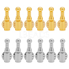 12Pcs 2 Colors Alloy Brooch Findings FIND-GO0004-55-1