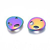 Ion Plating(IP) 201 Stainless Steel Charms LS-X-STAS-S119-136-3
