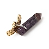 Eagle Natural Amethyst Pointed Pendants G-I333-04E-3