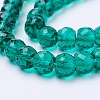 Transparent Glass Beads Strands X-EGLA-E047-B04-3