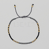 Glass Seed Braided Beaded Bracelets XC9959-08-1