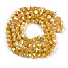 Electroplate Glass Beads Strands EGLA-B009-05A-03-3
