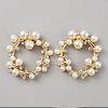 Plastic Imitation Pearl Shoe Decoration FIND-WH0155-051-1
