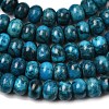 Natural Map Stone/Picasso Stone/Picasso Jasper Beads Strands G-A280-A13-01-4