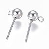 Non-Tarnish 304 Stainless Steel Ear Stud Components STAS-I120-16C-P-2