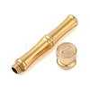 Golden Tone Brass Wax Seal Stamp Head with Bamboo Stick Shaped Handle STAM-K001-05G-J-2