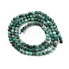 Natural Chrysocolla Beads Strands G-P514-A03-02-A-4
