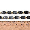 Natural Eagle Eye Stone Beads Strands G-N342-35-8x6-03-5