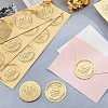 Plastic Self Adhesive Gold Foil Embossed Stickers DIY-WH0211-121-7