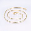 304 Stainless Steel Snake Chain Necklaces NJEW-F221-05G-1