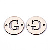 Unfinished Natural Poplar Wood Links Connectors WOOD-S045-140B-01G-2