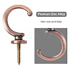 16Pcs 2 Style Zinc Alloy Hook Hanger FIND-SW0001-04R-4