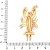 Brass with Enamel Pendants KK-CBA2F11-10G-07-3