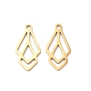 201 Stainless Steel Pendants LS-STAS-I199-A06-G-1