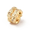 Brass Micro Pave Cubic Zirconia European Beads KK-M233-33G-3