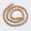 Eco-Friendly Glass Pearl Bead Strands X-HY-A008-6mm-RB068-2