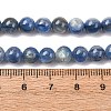Natural Kyanite/Cyanite/Disthene Round Beads Strands G-O017-6mm-04D-3