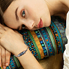 2Bags 2 Styles Stainless Steel Slider Bracelets BJEW-FH0001-13-5
