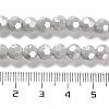 Electroplate Opaque Glass Beads Strands LS-EGLA-A035-P6mm-A22-4