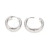 Tarnish Resistant 202 Stainless Steel Huggie Hoop Earrings A-EJEW-F111B-19mm-P-3