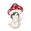 Mushroom Girl Enamel Pin JEWB-K053-35KCG-1