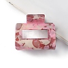 Acrylic Rectangle Claw Hair Clips PW-WG56050-03-1