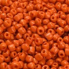 6/0 Opaque Colours Round Glass Seed Beads X-SEED-A010-4mm-50-3