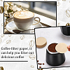 100Pcs Paper Coffee Filters FIND-WH0423-59A-6