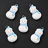 Christmas Opaque Resin Pendants X-RESI-G043-A02-1