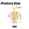 304 Stainless Steel Heart Locket Pendant Necklaces for Photo NJEW-WH0020-97D-2